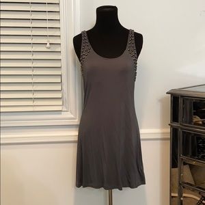 grey dress